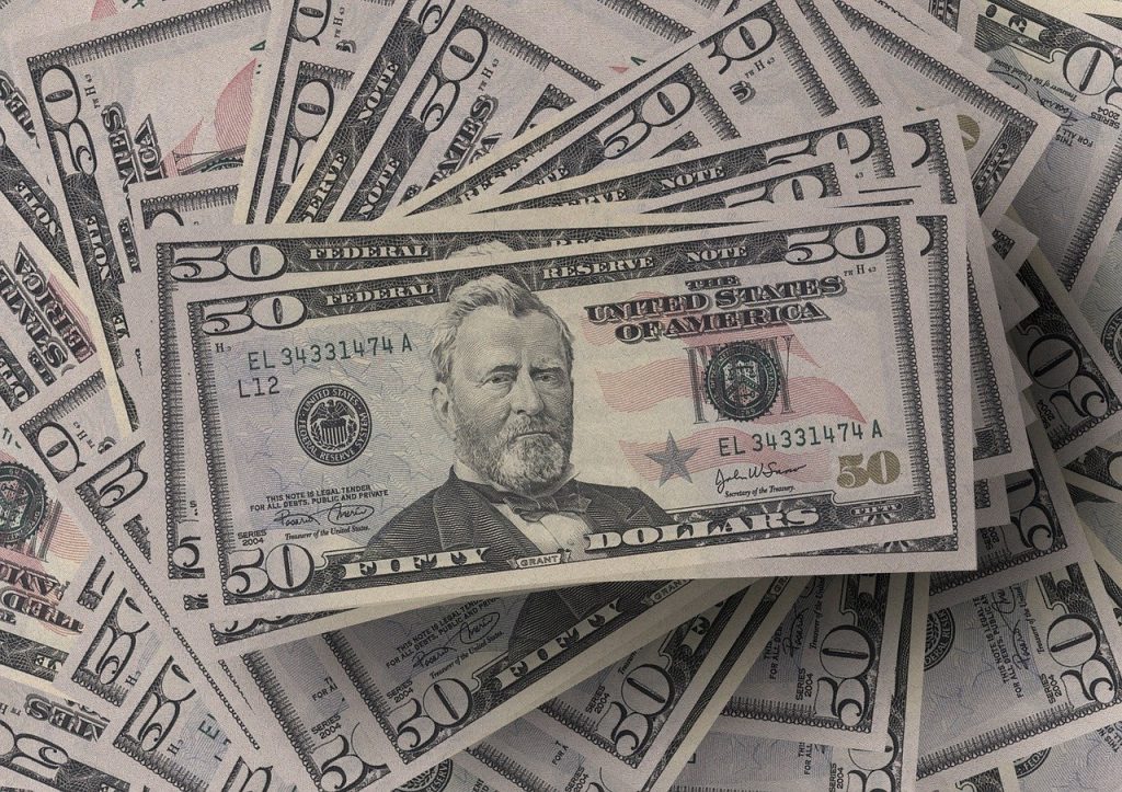 Ulysses Grant tem seu rosto na nota de US$ 50 (Imagem: PIxabay)